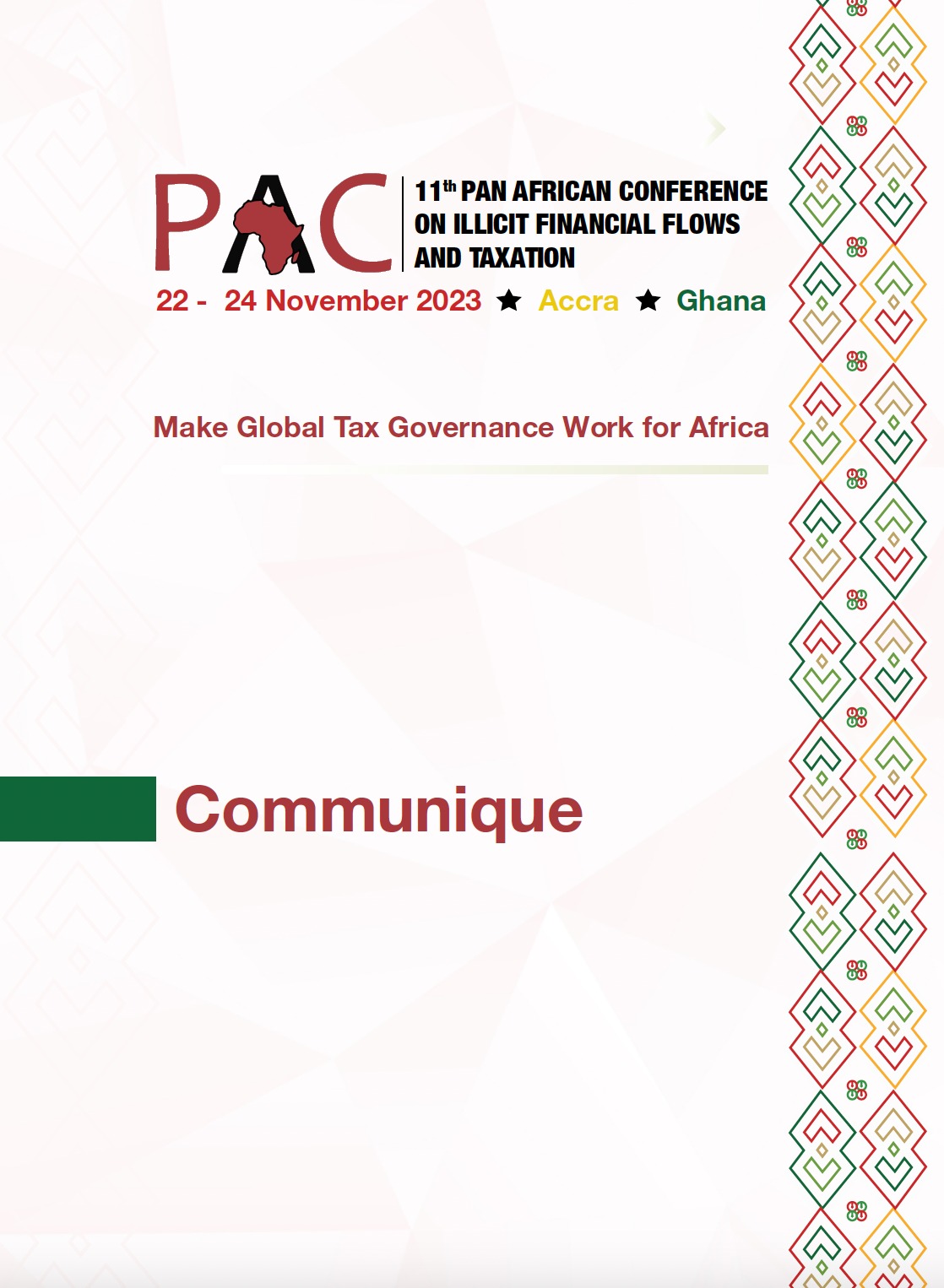 PAC 2023 Communique