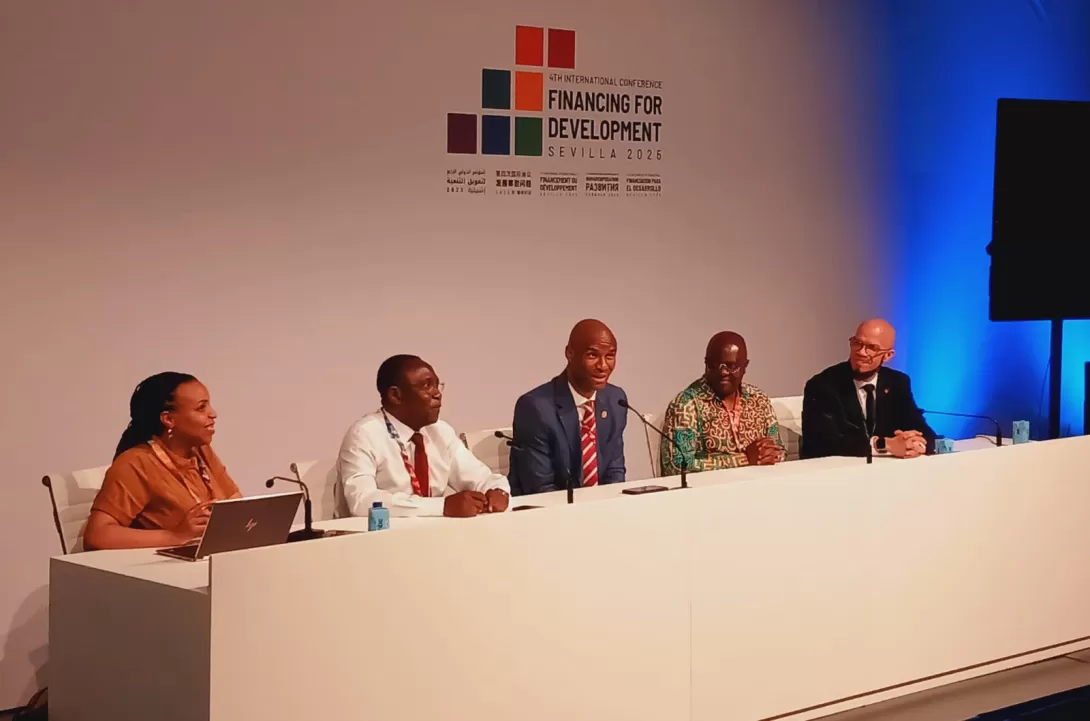 Fourth International Conference on Financing for Development (FfD4) in Seville, Spain.